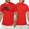 T-shirt koszulka Nike Just do It sportowa duże logo męska czerwona